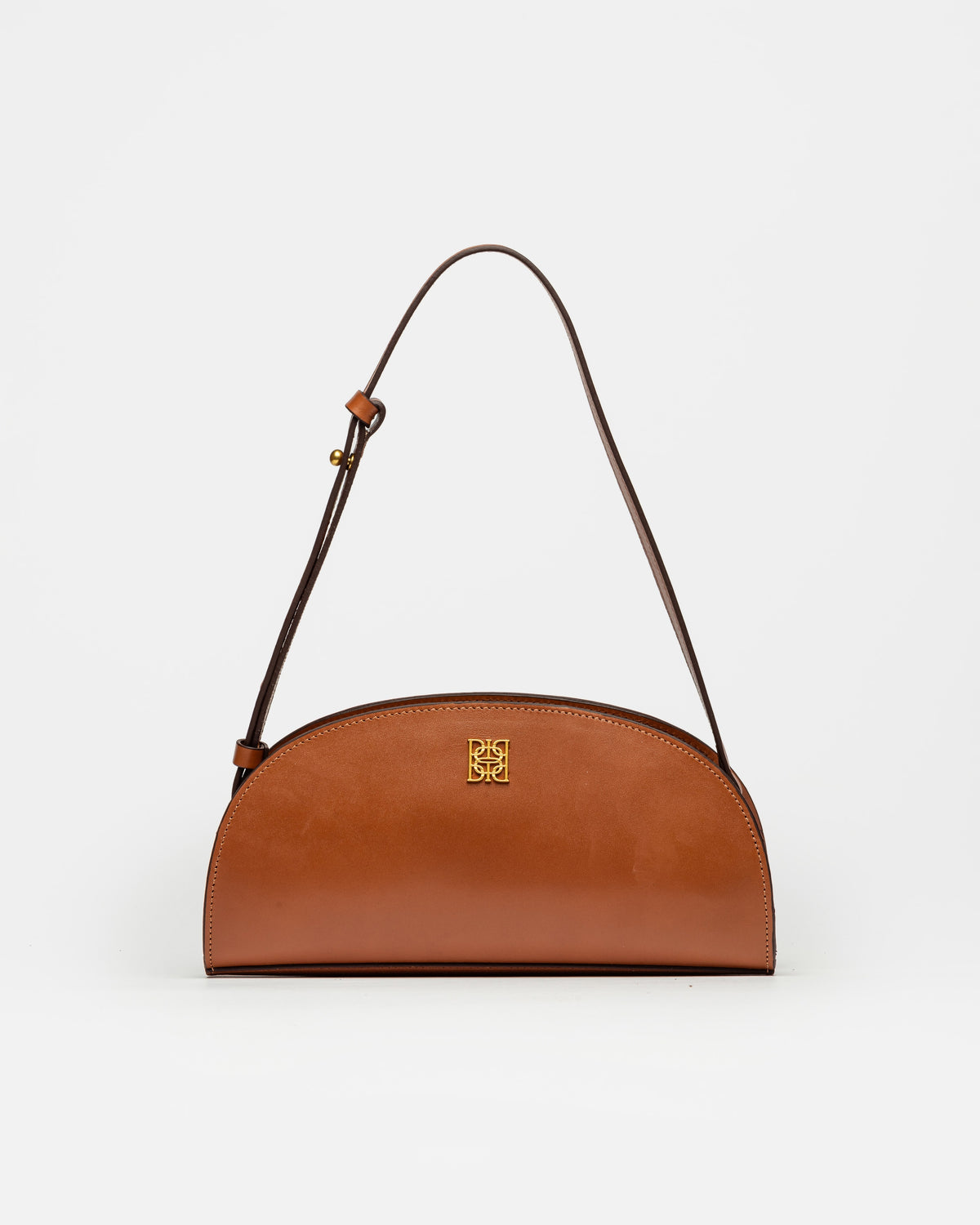 Cartera al hombro Lunette en cuero vaquita