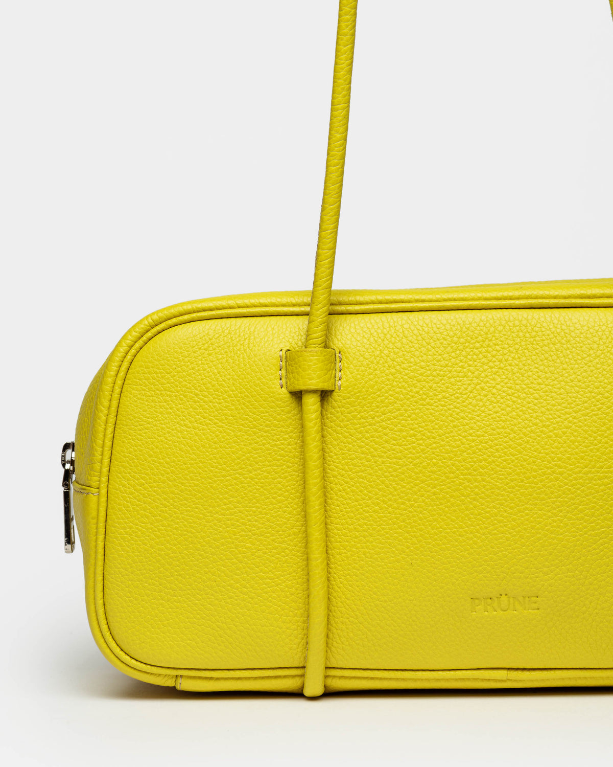 Cartera al hombro Horizon en cuero graneado