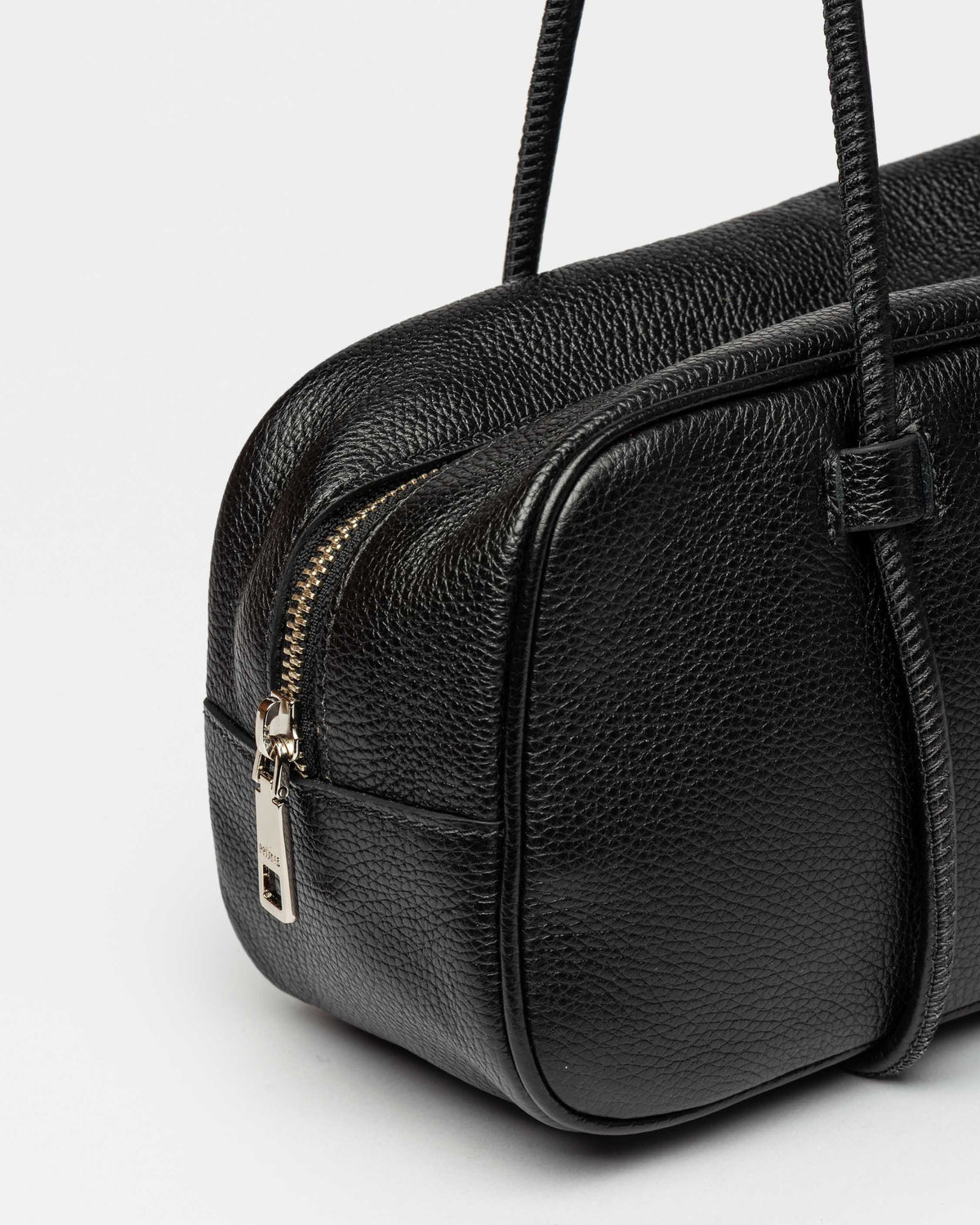 Cartera al hombro Horizon en cuero graneado