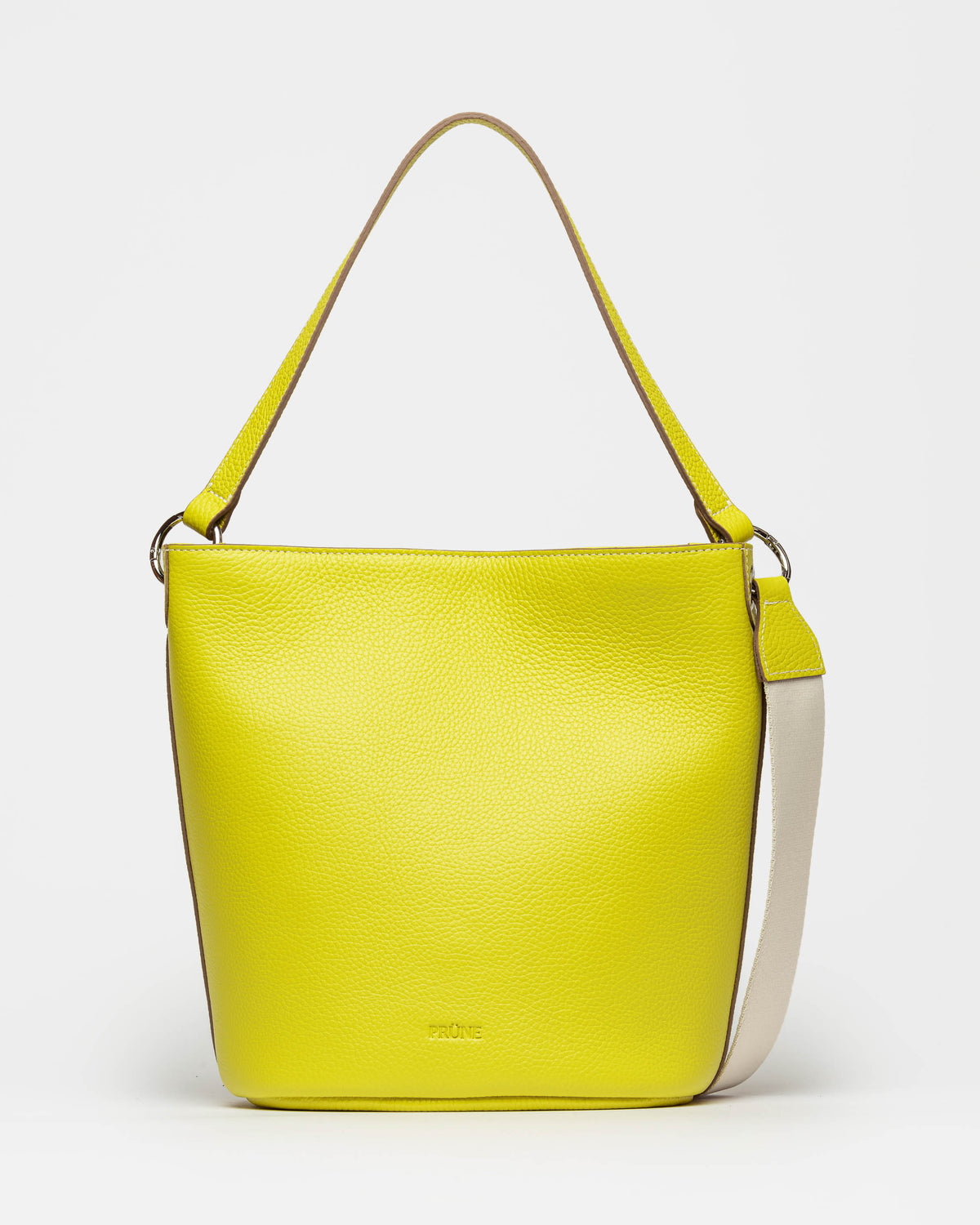 Cartera al hombro Anya en cuero graneado