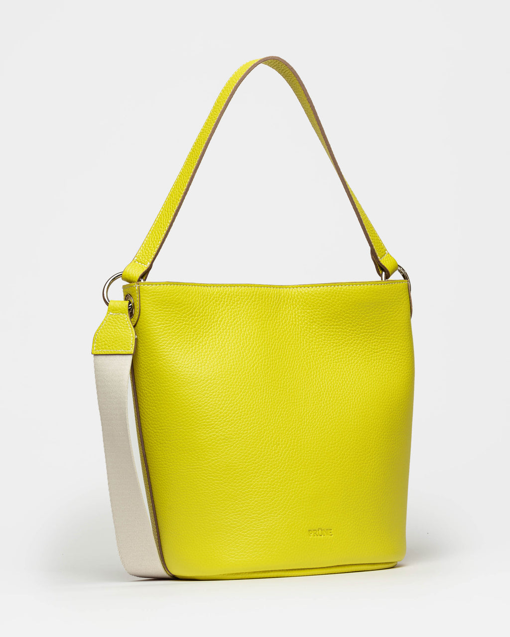 Cartera al hombro Anya en cuero graneado