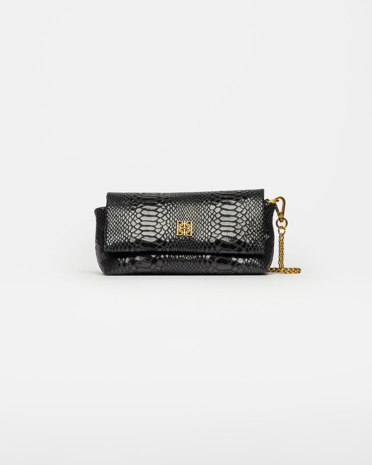 Mini bag Porto en cuero gamuza anaconda
