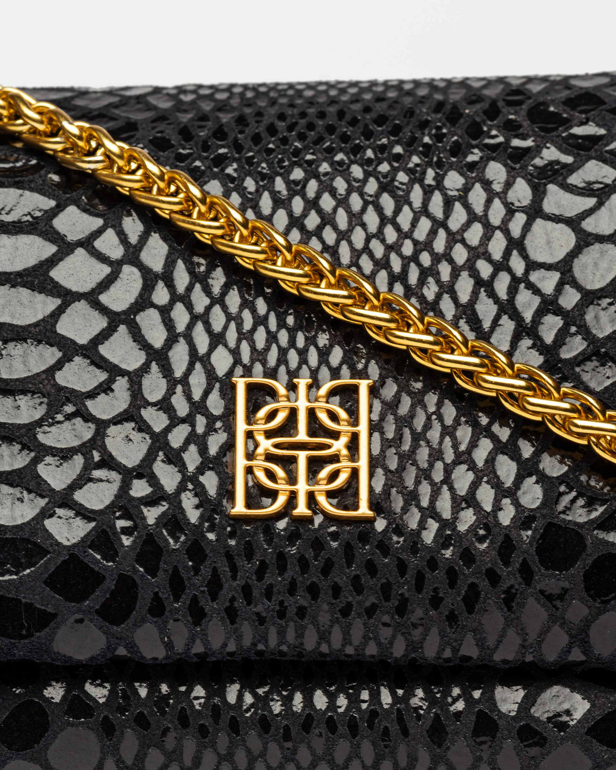Mini bag Porto en cuero gamuza anaconda
