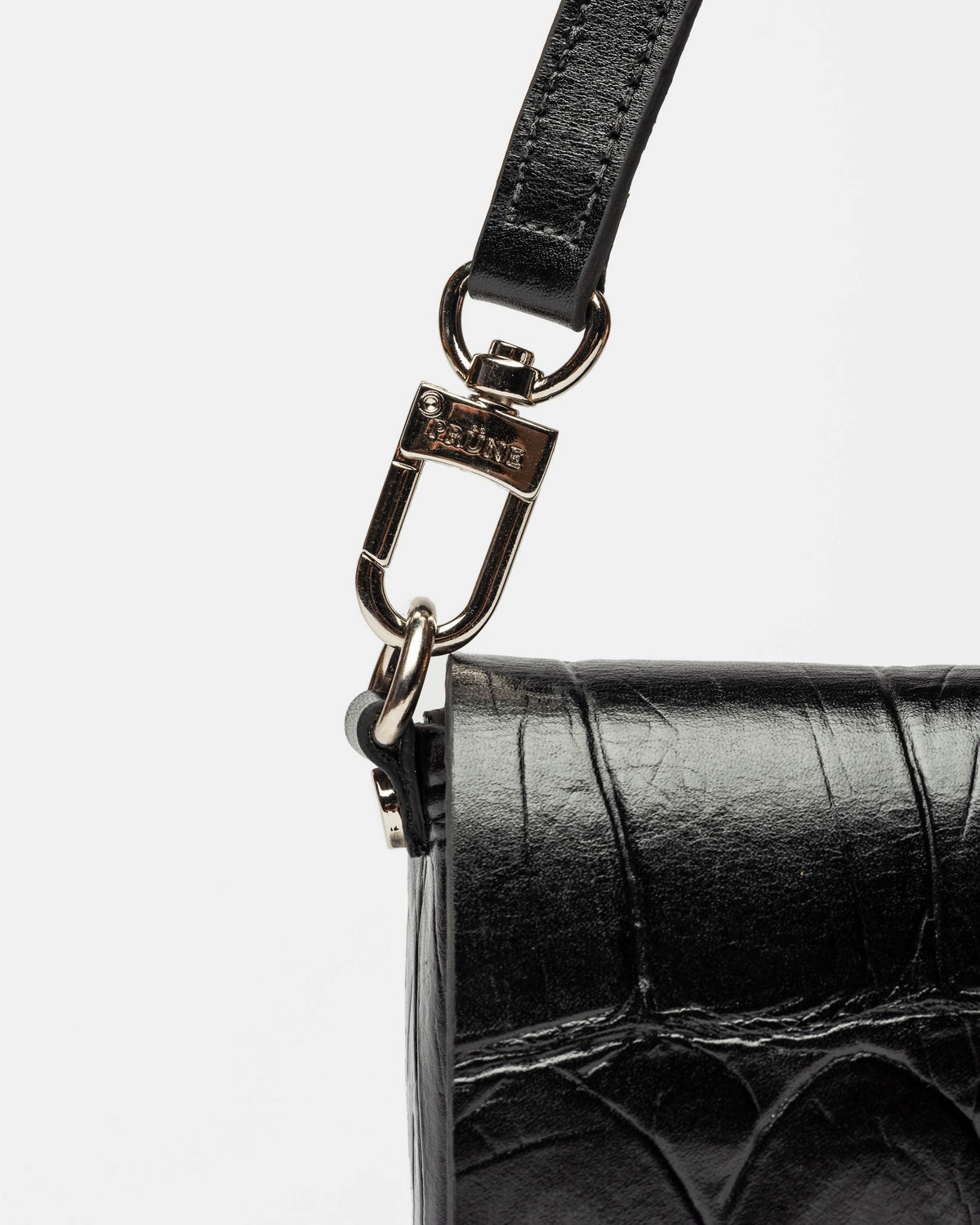 Mini bag Menorca en cuero big croco