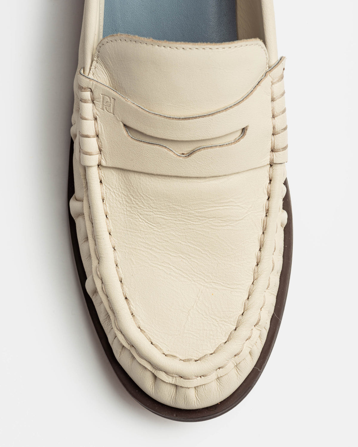 Mocasín Hans en cuero liso