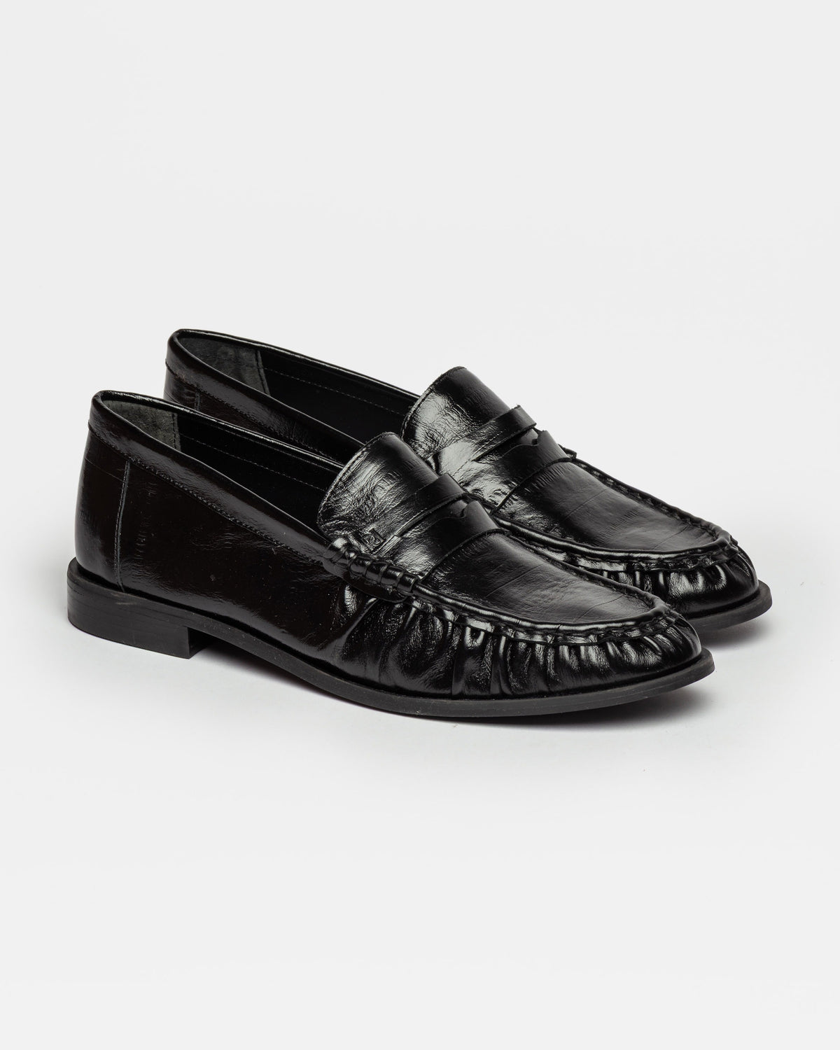 Mocasín Hans en cuero anguila