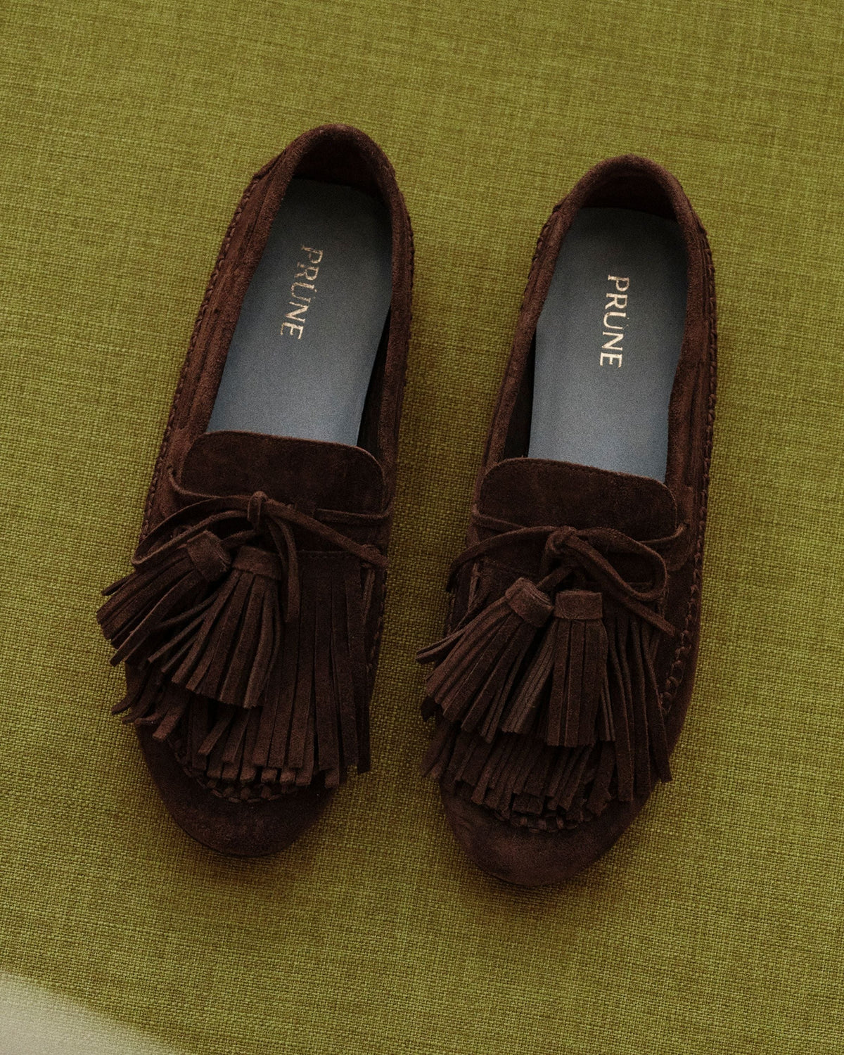 Mocasín Hazel en cuero gamuza