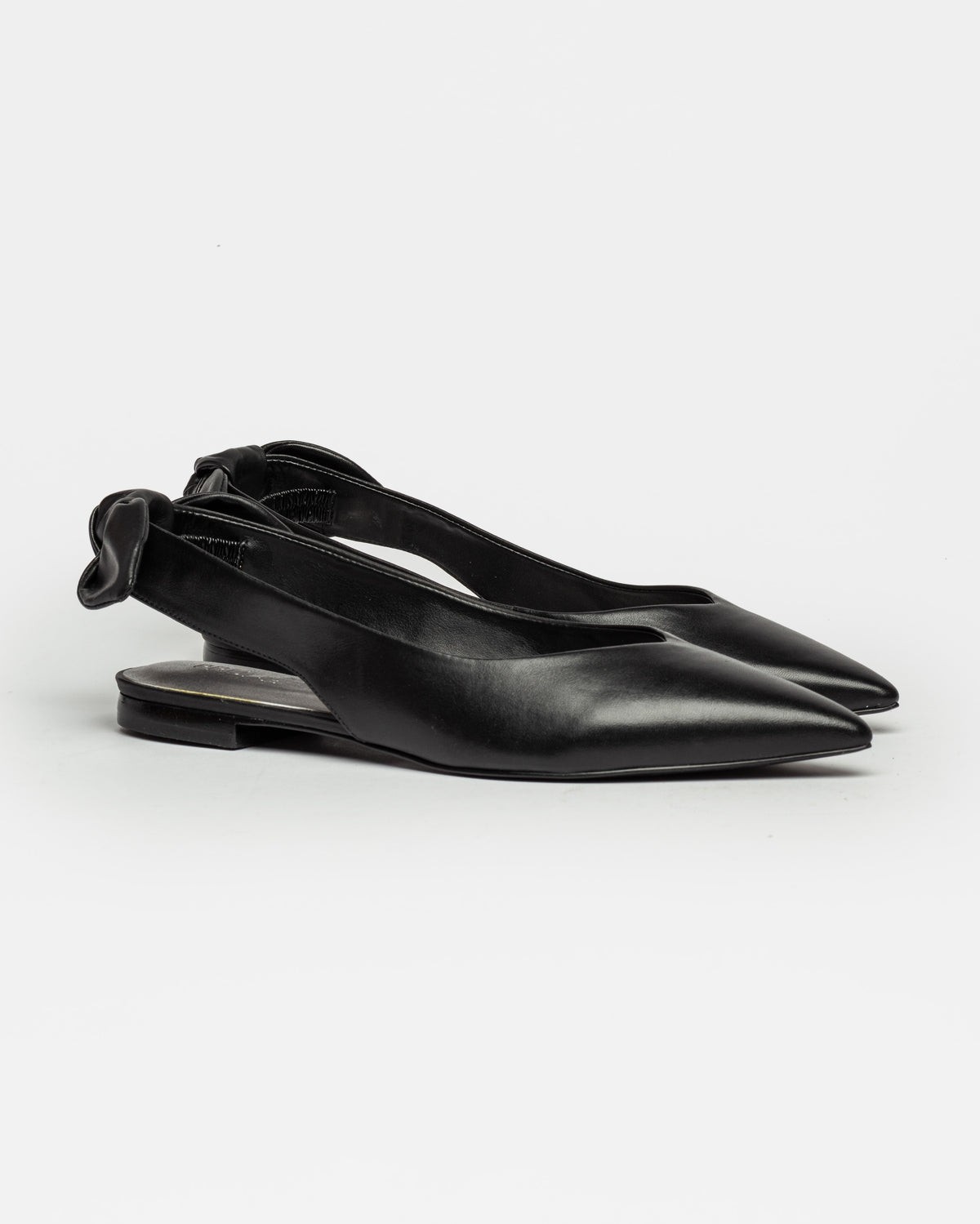 Mule Claire en cuero liso