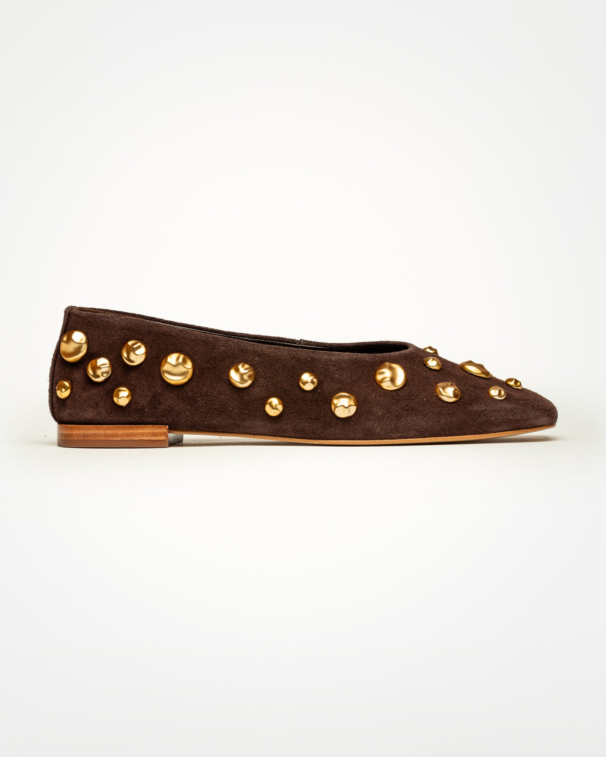 Mocasín Louise en cuero gamuza