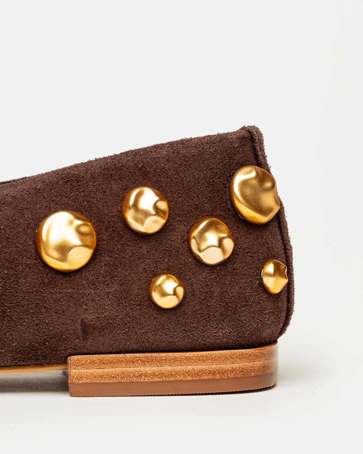 Mocasín Louise en cuero gamuza