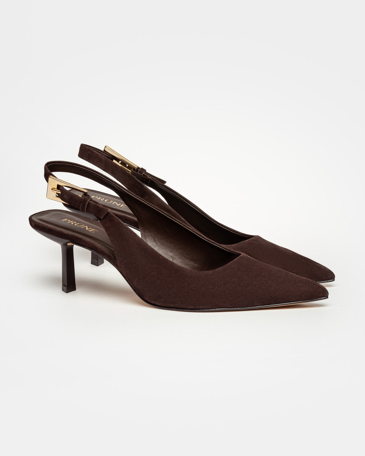 Stiletto Naomi en cuero nobuk