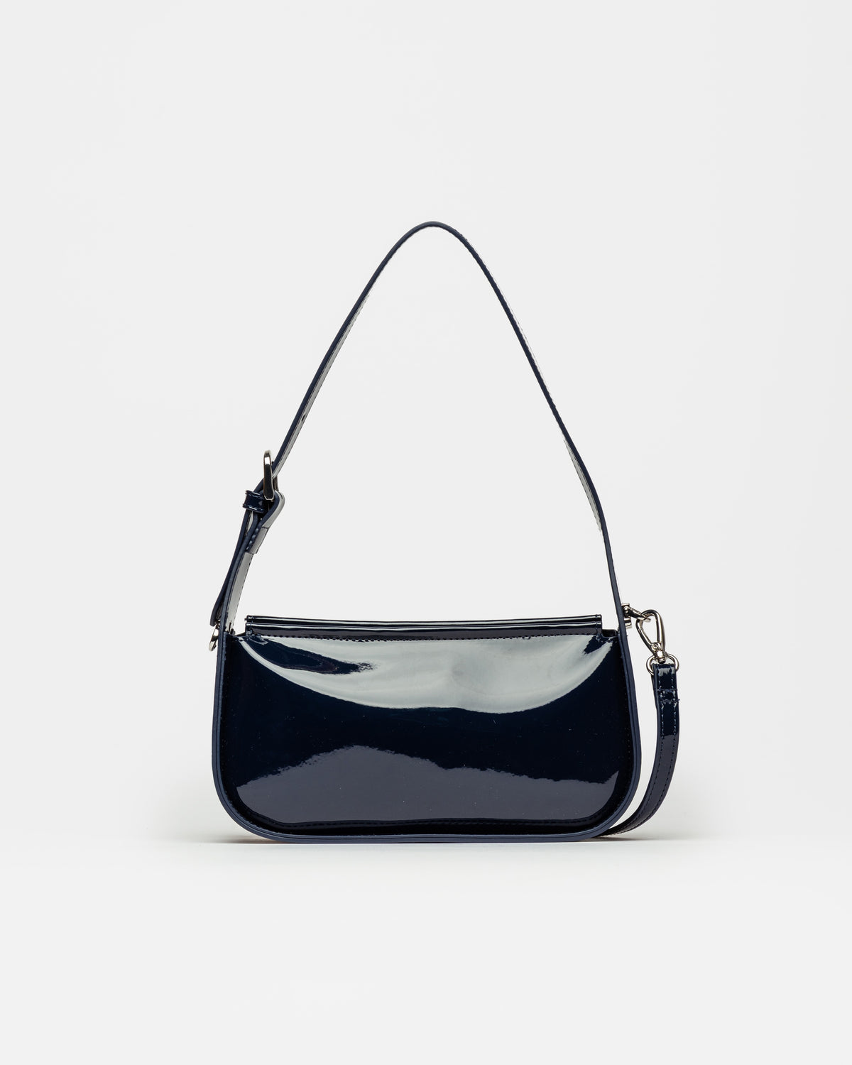 Mini bag Leaf en efecto cuero charol