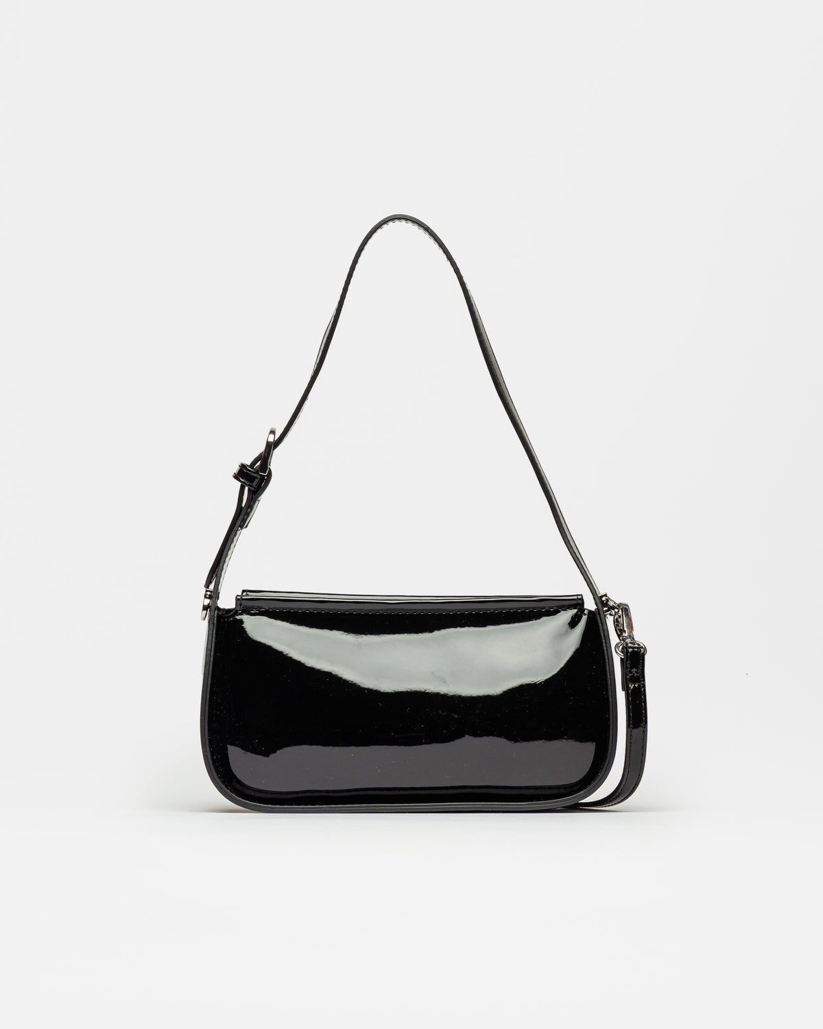 Mini bag Leaf en efecto cuero charol