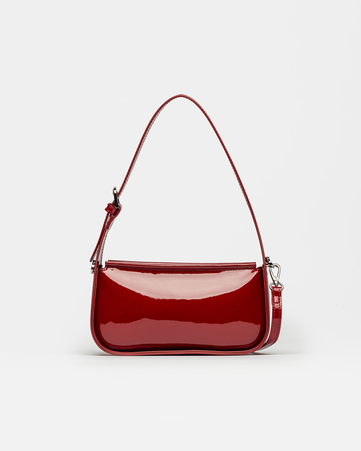 Mini bag Leaf en efecto cuero charol