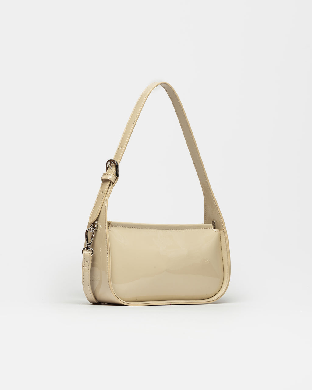 Mini bag Leaf en efecto cuero charol