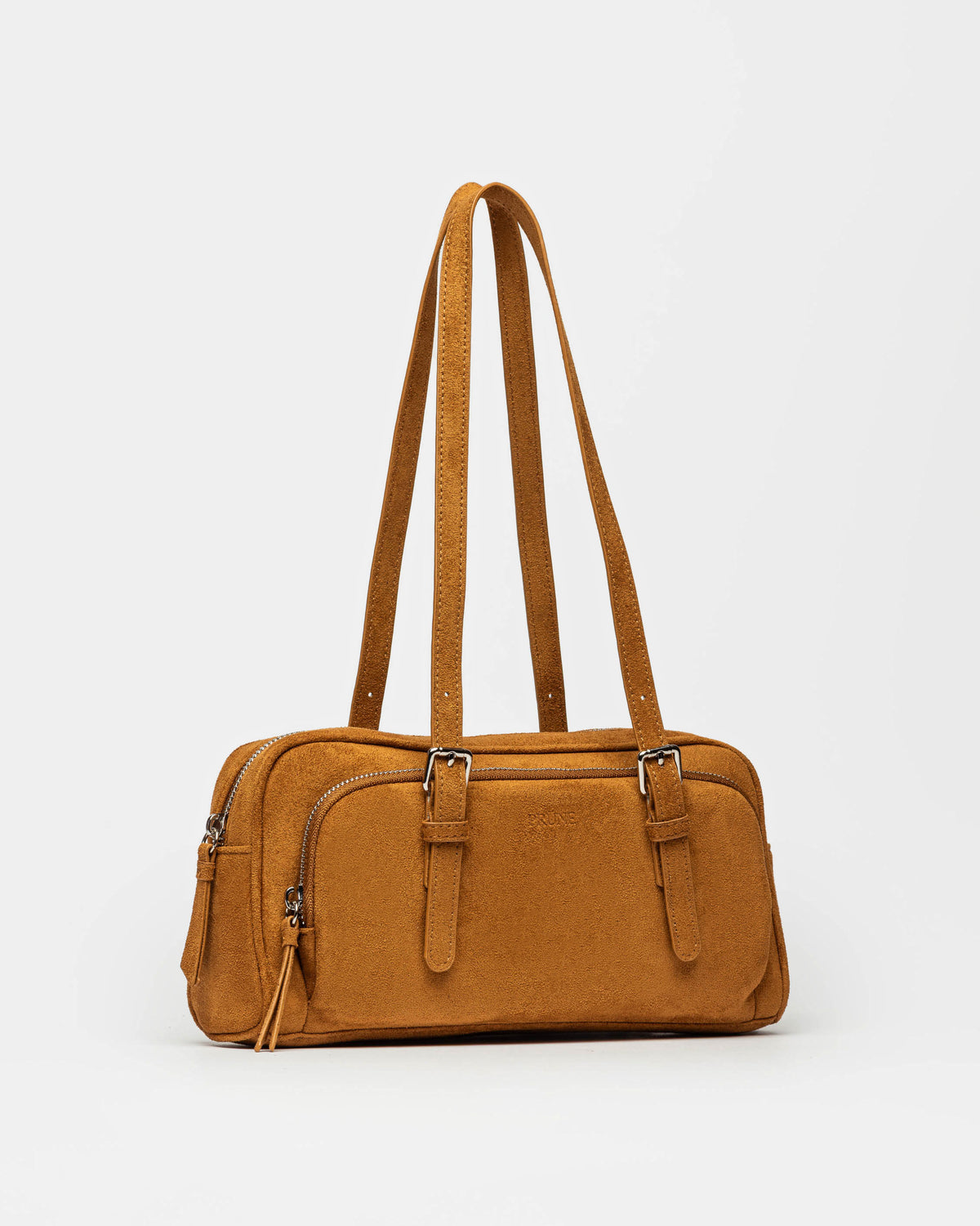 Cartera al hombro Lagoon en efecto gamuza