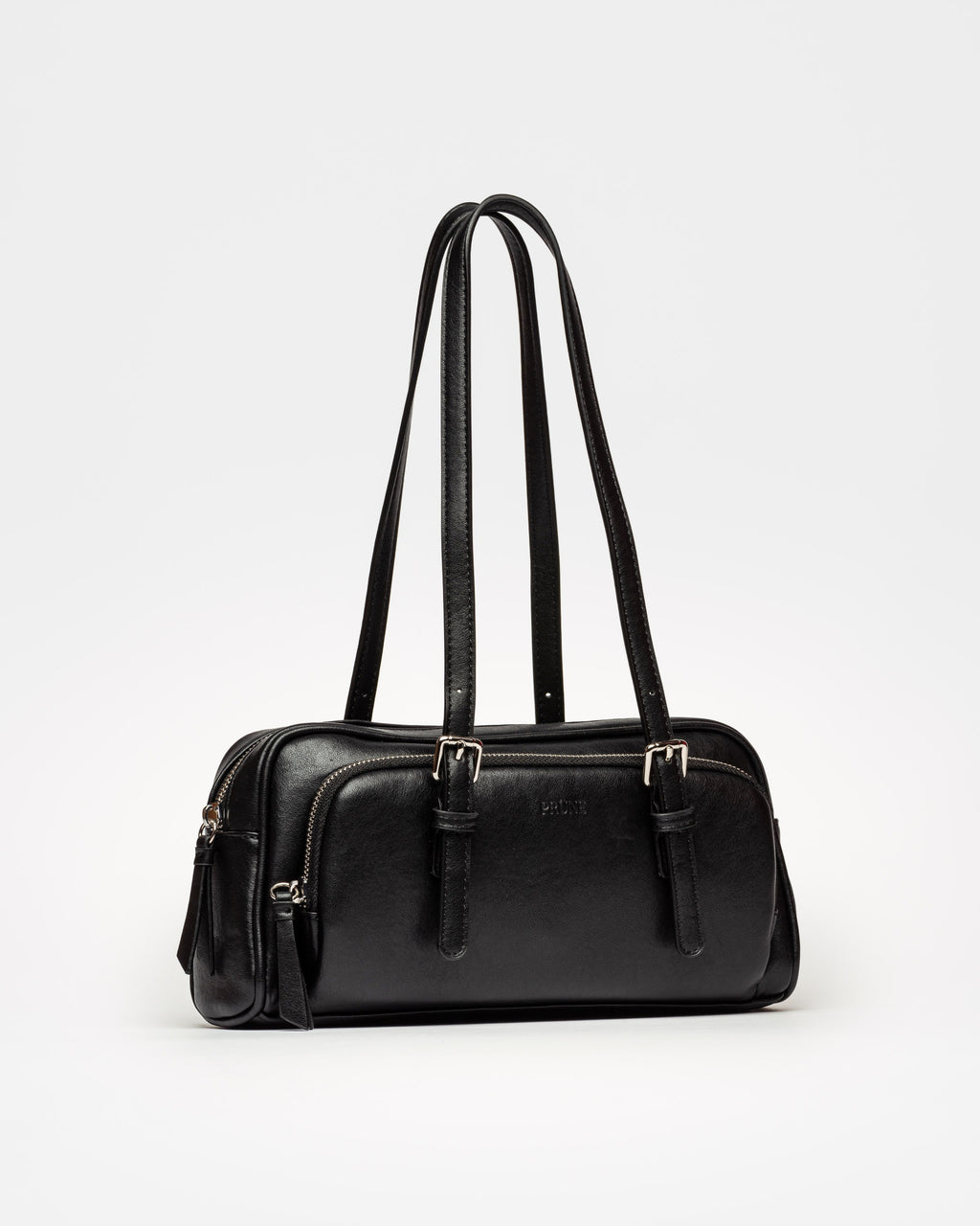 Cartera al hombro Lagoon en efecto cuero liso