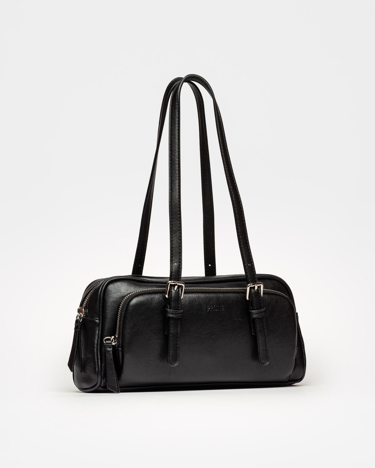 Cartera al hombro Lagoon en efecto cuero liso
