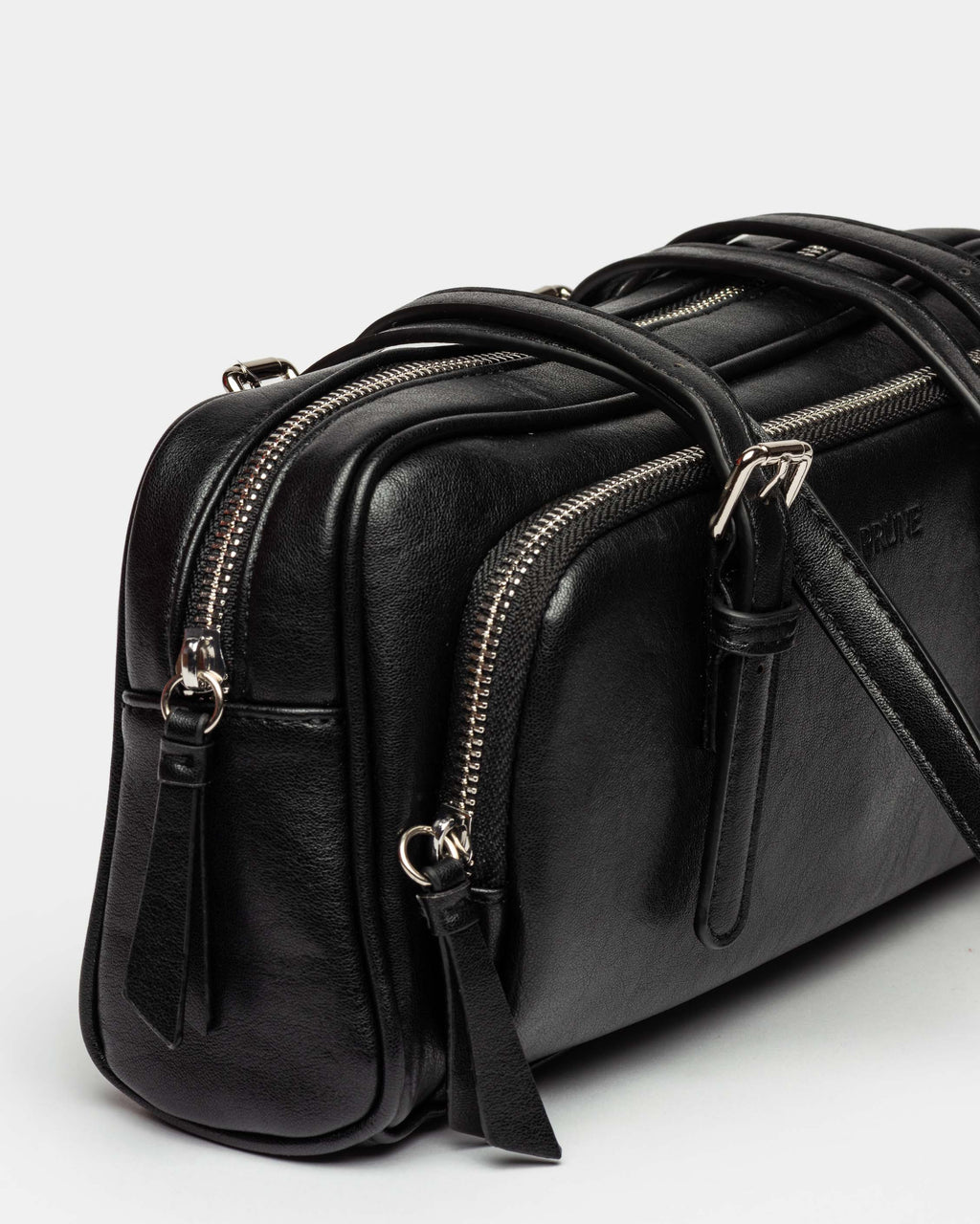 Cartera al hombro Lagoon en efecto cuero liso