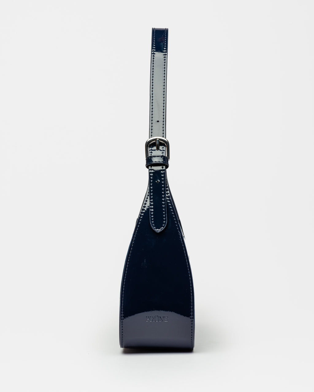 Cartera al hombro Leaf en efecto charol