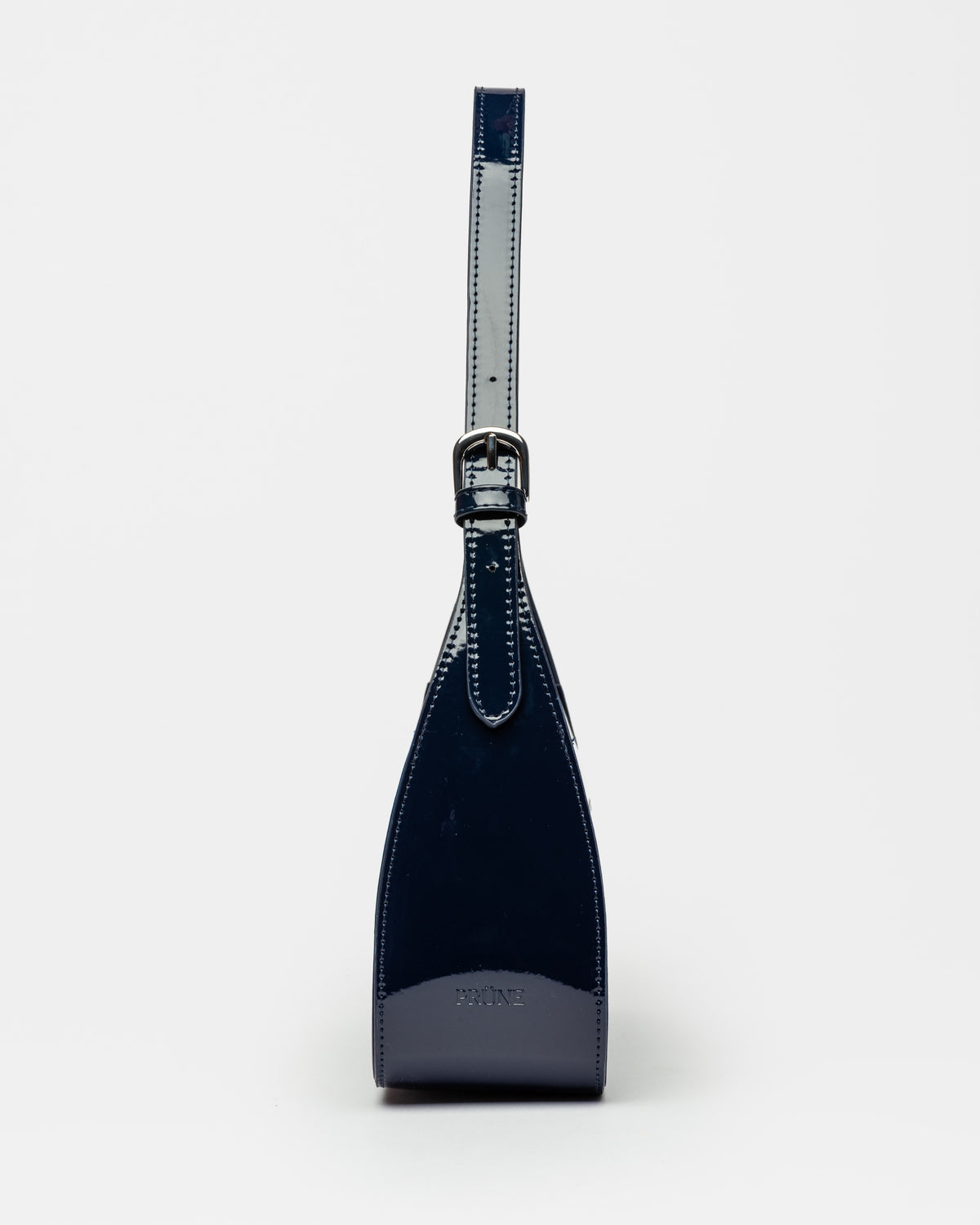Cartera al hombro Leaf en efecto charol