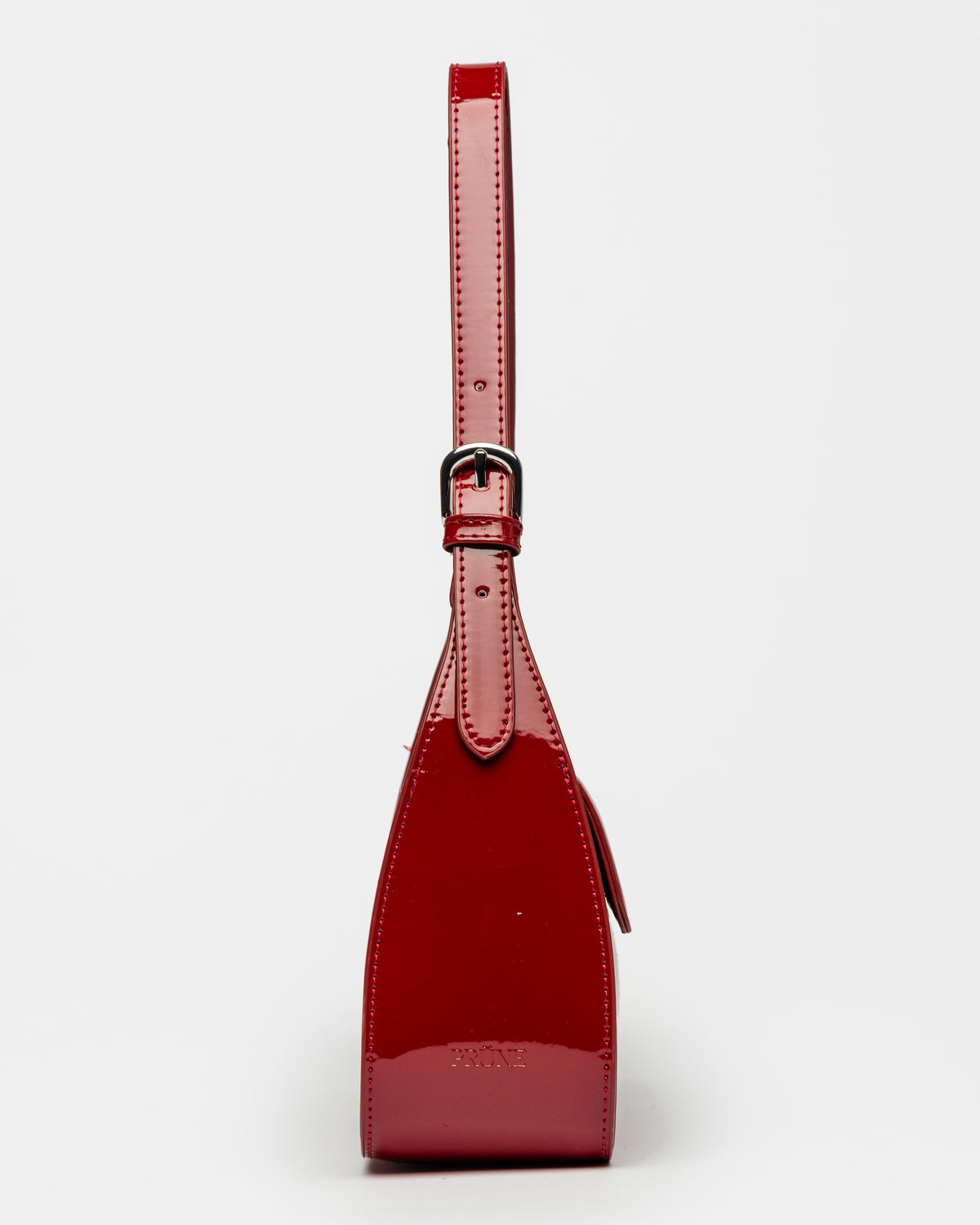 Cartera al hombro Leaf en efecto charol