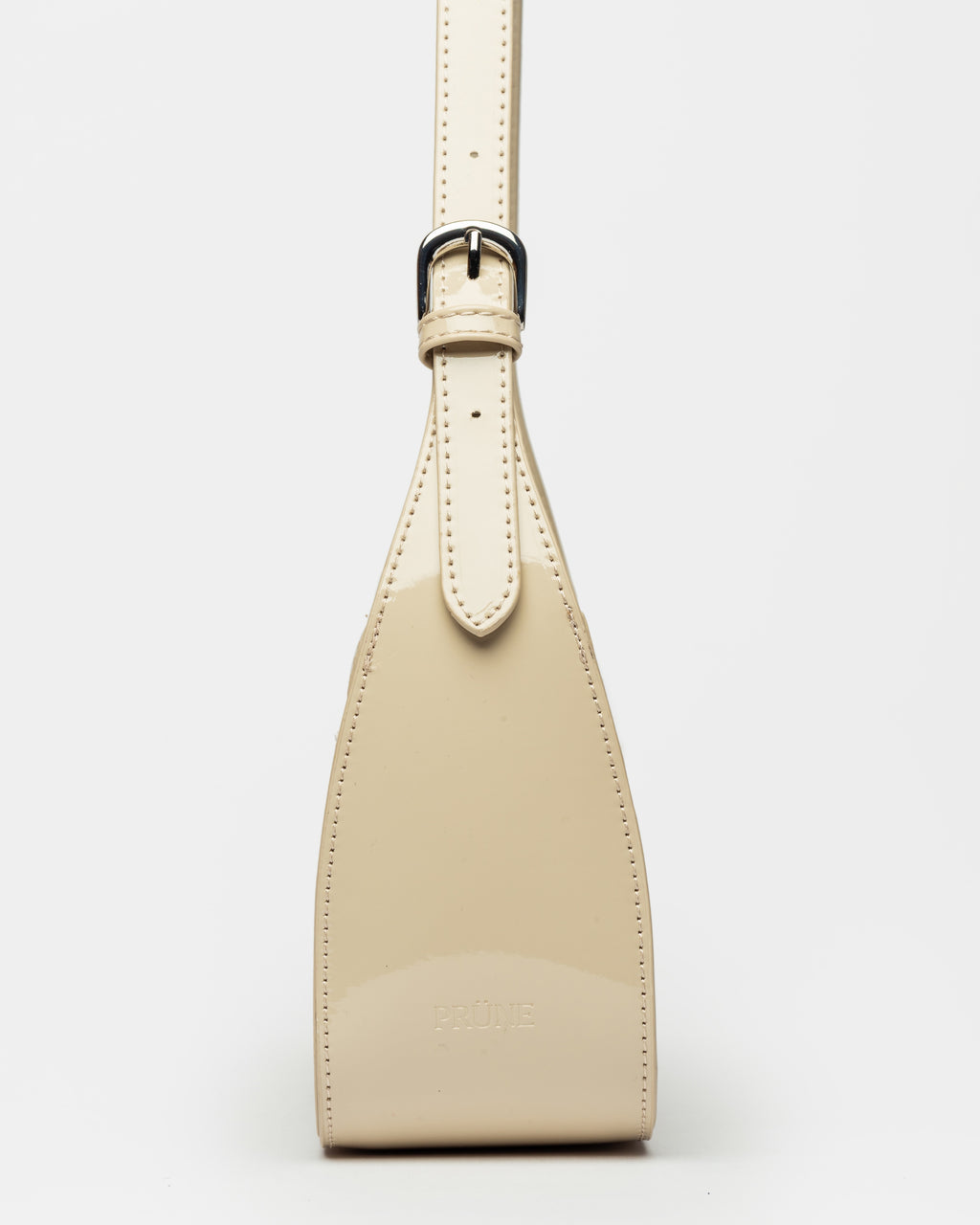 Cartera al hombro Leaf en efecto charol