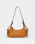 Cartera al hombro Sky en efecto gamuza