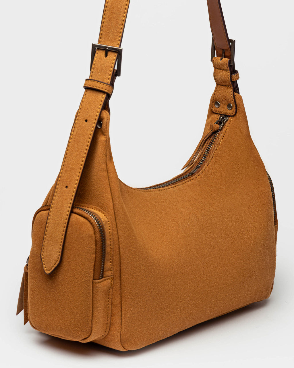 Bolso Sky en efecto gamuza
