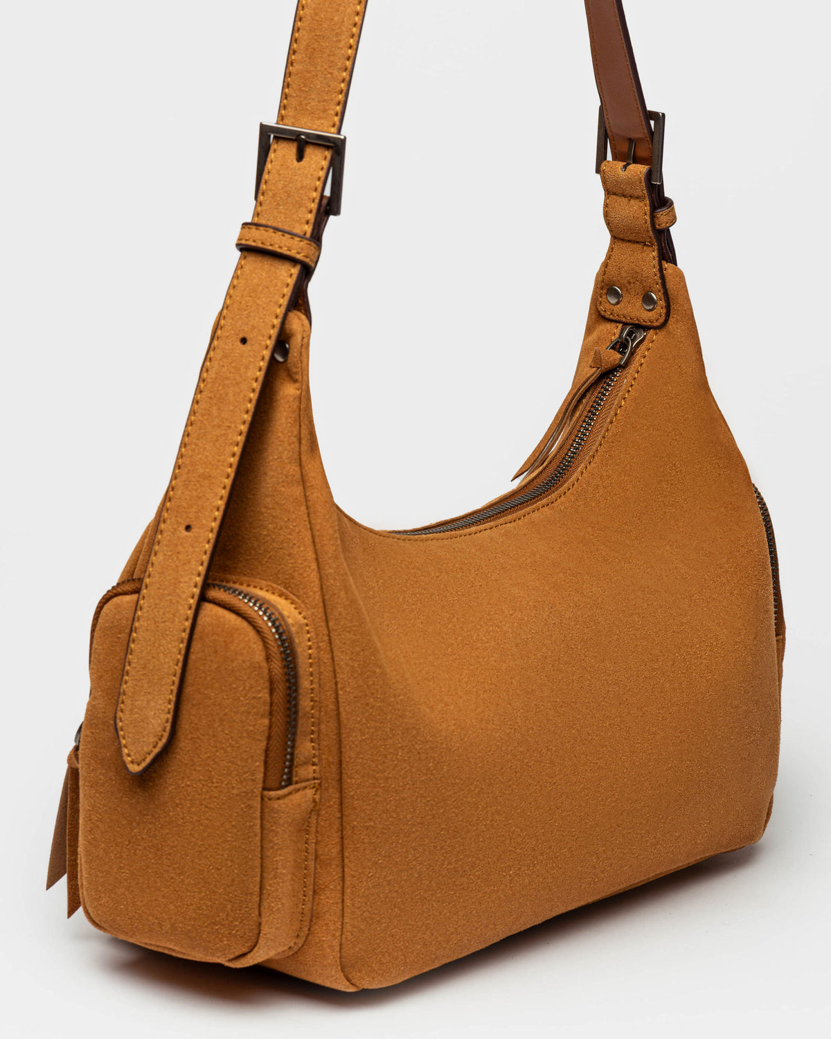 Bolso Sky en efecto gamuza